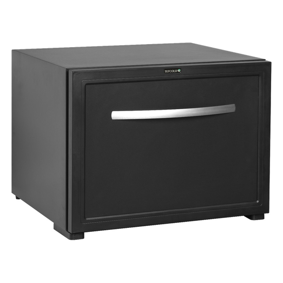 Tefcold Minibar-Schubladenkühlschrank TD50A, Schwarz, EEK G
