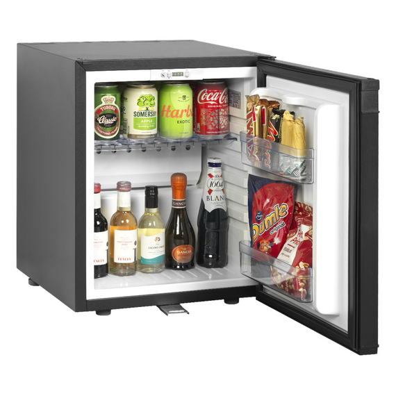 Tefcold Minibar-Kühlschrank TM35C, Schwarz, EEK D, Bild 2