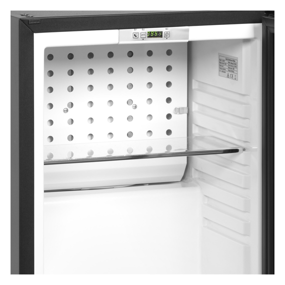Tefcold Minibar-Kühlschrank mit Glastür TM35GC, Schwarz, EEK G, Bild 4