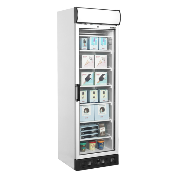 Tefcold Displaygefrierschrank UFFS371GCP, Weiß, EEK C, Bild 2