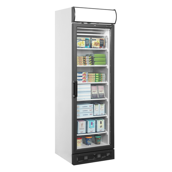 Tefcold Displaygefrierschrank UFSC371GCP, Weiß, EEK C, Bild 2