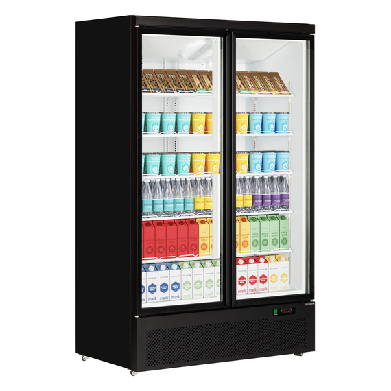 Tefcold Displaykühlschrank Atom Maxi C2DB, Schwarz RAL9005, EEK B, Bild 2