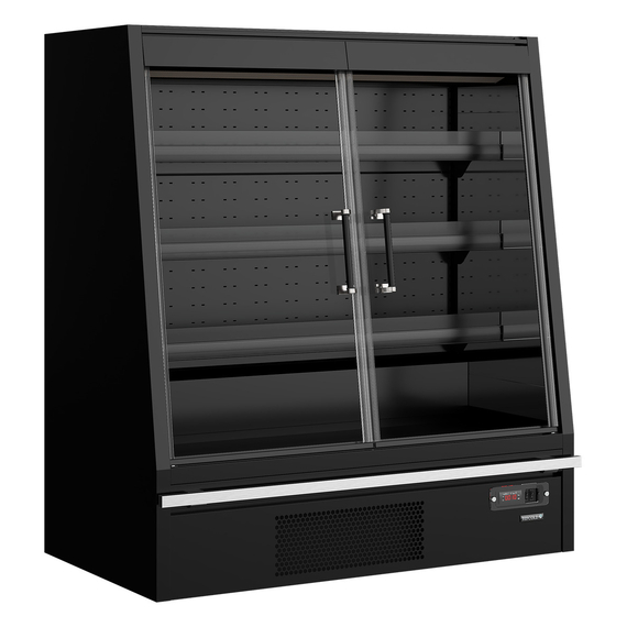 Tefcold Supermarkt-Multideck-Kühlschrank Galaxy+ GPL14FGD Black, Schwarz RAL9005, EEK B