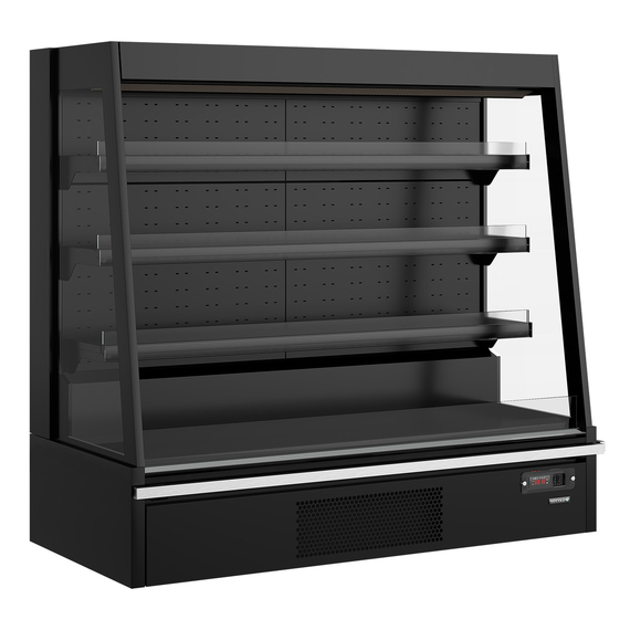 Tefcold Supermarkt-Multideck-Kühlschrank Galaxy+ GPL14 Black HC, Schwarz RAL9005, EEK D
