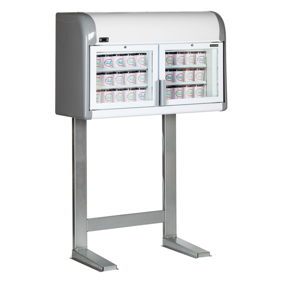 Tefcold Wandgefrierschrank MTF Mini, Weiß, EEK C, Bild 2