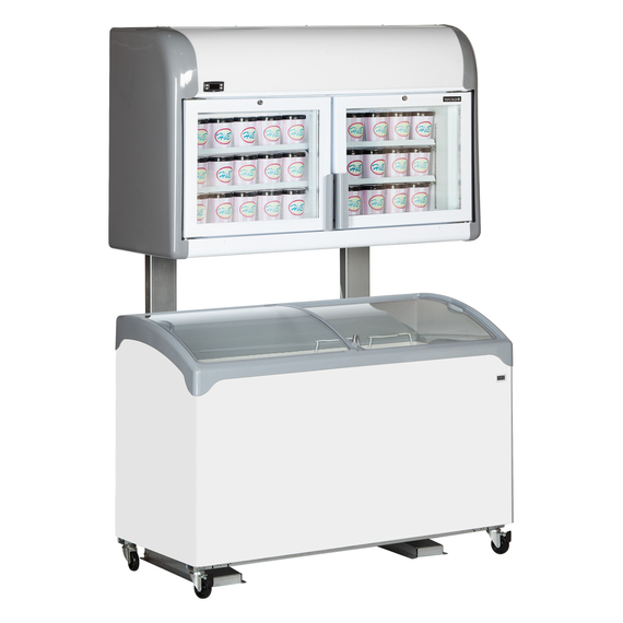 Tefcold Wandgefrierschrank MTF Mini, Weiß, EEK C, Bild 3
