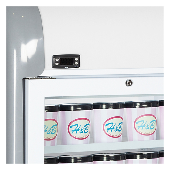 Tefcold Wandgefrierschrank MTF Mini, Weiß, EEK C, Bild 4