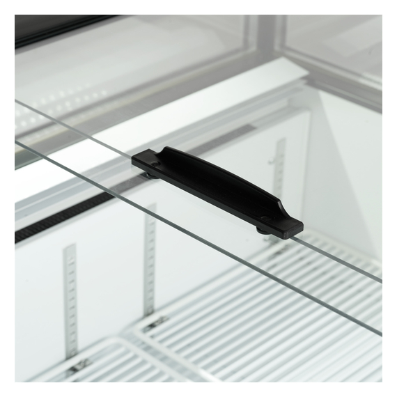 Tefcold Impuls-Kühl/Tiefkühlinsel in schwarz UHD201 /Black, Schwarz RAL9005, EEK F, Bild 3