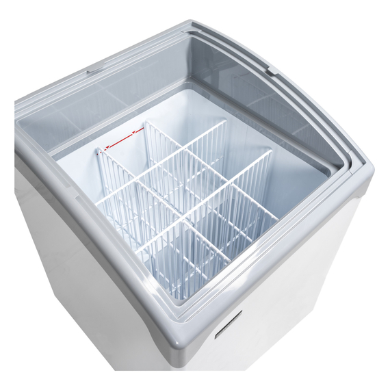 Tefcold Eiscreme-Gefriertruhen NIC101SCEB, Weiß, EEK D, Bild 2