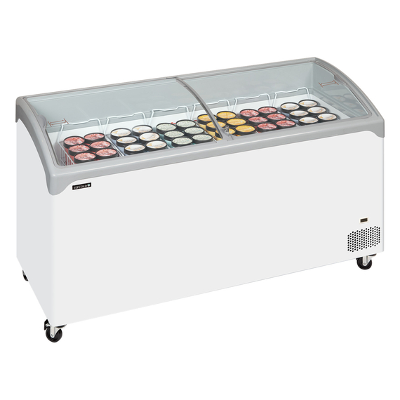 Tefcold Eiscreme-Gefriertruhen NIC501SCEB, Weiß, EEK D, Bild 2