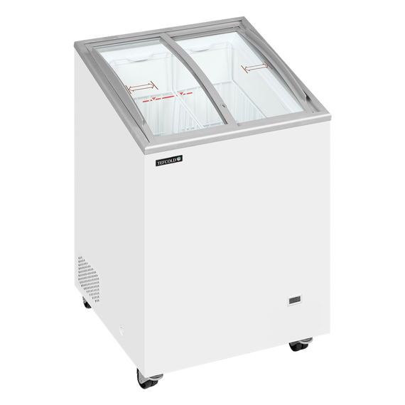Tefcold Eiscreme-Gefriertruhen IC101SCEB LED, Weiß, EEK D