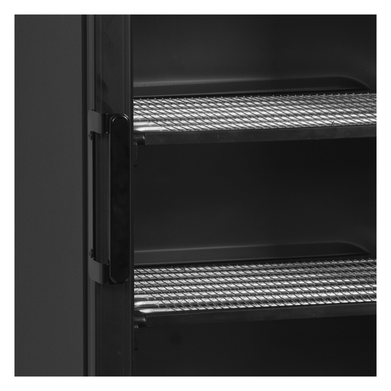 Tefcold Displaygefrierschrank in Schwarz UFSC371GCP Black, EEK C, Bild 3