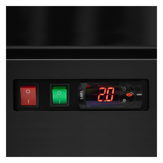 Tefcold Displaykühlschrank Atom Maxi C1DB, Schwarz RAL9005, EEK B, Bild 4