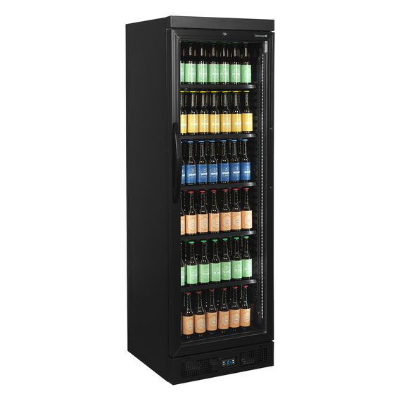 Tefcold Flaschenkühlschrank in Schwarz CEV435 BLACK, EEK C, Bild 2