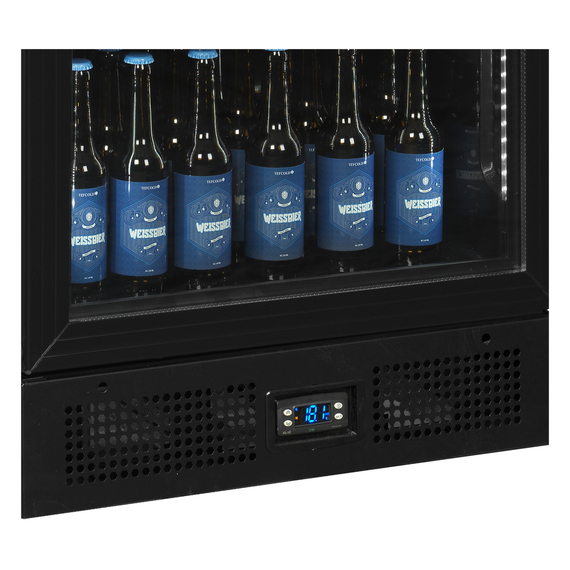 Tefcold Flaschenkühlschrank in Schwarz CEV435CP BLACK, EEK C, Bild 3