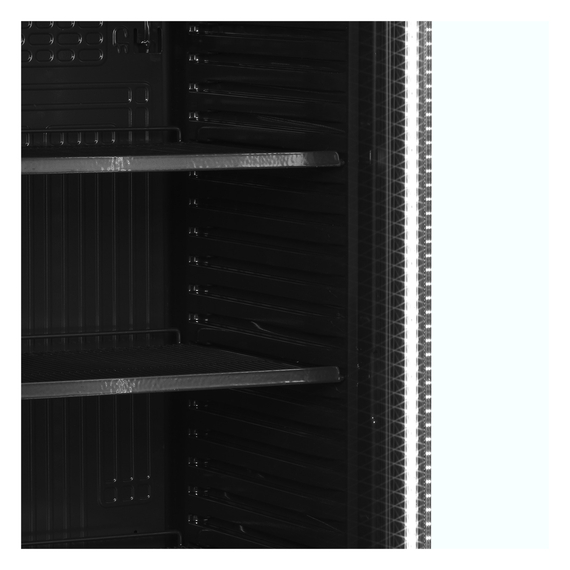 Tefcold Flaschenkühlschrank in Schwarz CEV435CP BLACK, EEK C, Bild 4