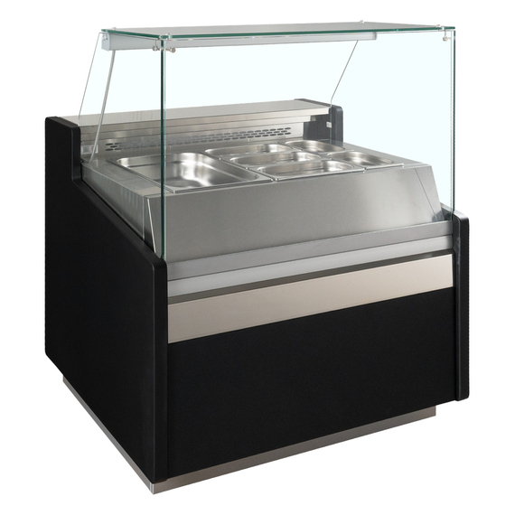 Tefcold Bedientheke SPID100, Schwarz RAL9005