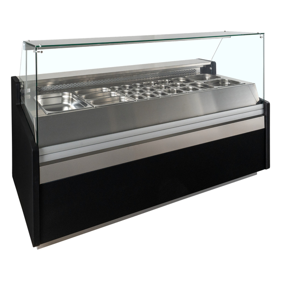 Tefcold Bedientheke SPID200, Schwarz RAL9005