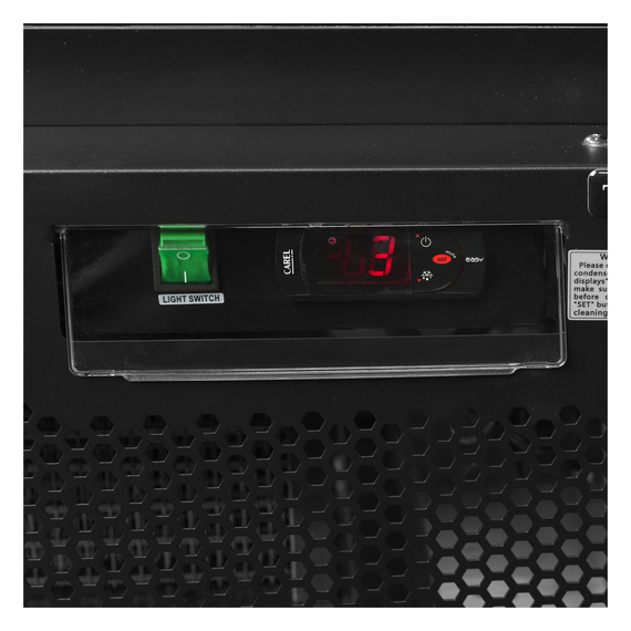 Tefcold Displaykühlschrank Atom Maxi C3DBB, Schwarz RAL9005, EEK B, Bild 4
