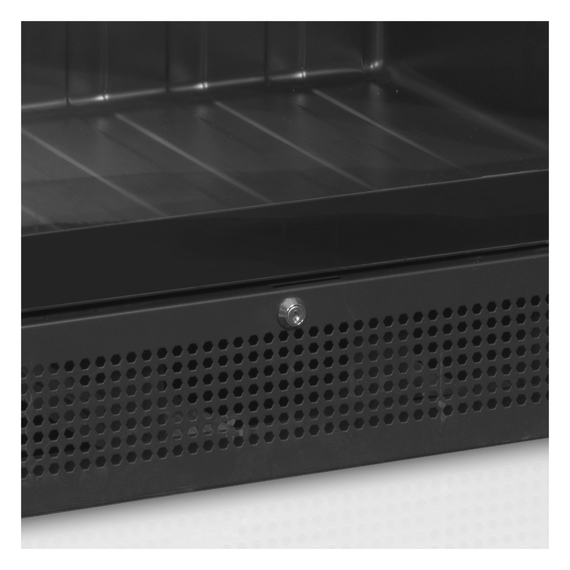 Tefcold Display-Kühlschrank in Schwarz SCU1425 FRAMELESS, EEK D, Bild 4