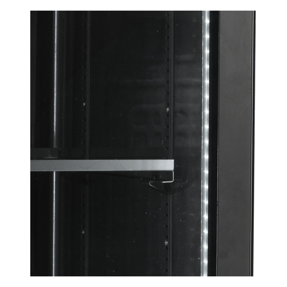 Tefcold Display-Kühlschrank in Schwarz SCU1425H, EEK D, Bild 4