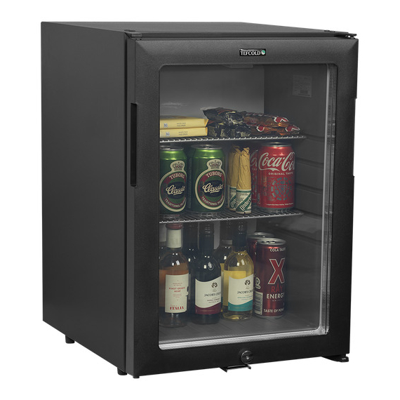 Tefcold Minibar TM44G-1, Schwarz, EEK G, Bild 2