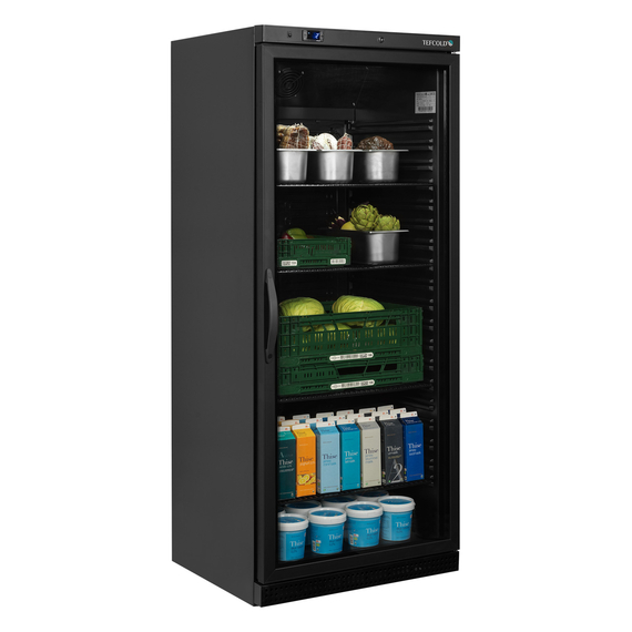 Tefcold Displaykühlschrank GN2/1 UR600BG, Schwarz, EEK B, Bild 2
