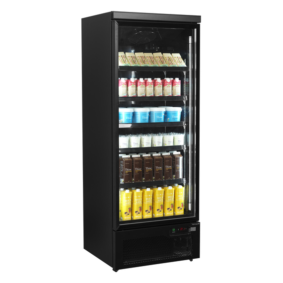 Tefcold Displaykühlschrank Atom Maxi C1DBB, Schwarz RAL9005, EEK B, Bild 2