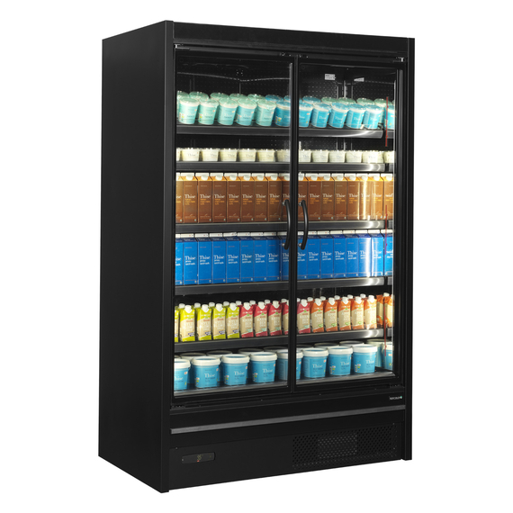 Tefcold Supermarkt-Multideck-Kühlschrank MDCA1250HB, Schwarz RAL9005, EEK B, Bild 2