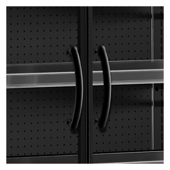 Tefcold Supermarkt-Multideck-Kühlschrank MDCA1875HB, Schwarz RAL9005, EEK B, Bild 4