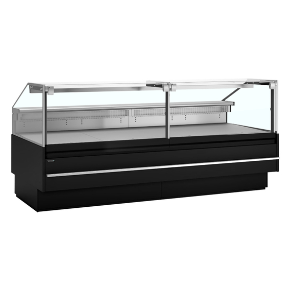 Tefcold Bedientheke SOCA25090B, Schwarz RAL9005, EEK F