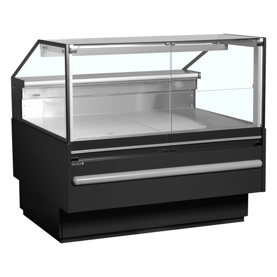 Tefcold Bedientheke SOCB12582B, Schwarz RAL9005, EEK E