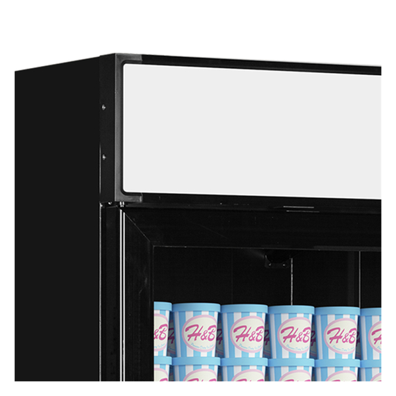 Tefcold Displaygefrierschrank LGF7500B, Schwarz RAL9005, EEK D, Bild 3