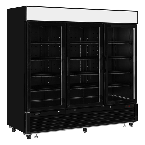 Tefcold Displaygefrierschrank LGF7500B, Schwarz RAL9005, EEK D