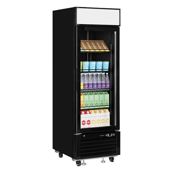 Tefcold Displaykühlschrank LGC2500B, Schwarz RAL9005, EEK B, Bild 2