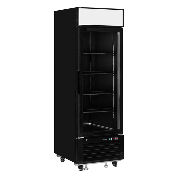 Tefcold Displaykühlschrank LGC2500B, Schwarz RAL9005, EEK B