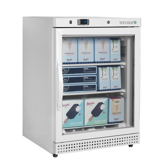 Tefcold Displaygefrierschrank UF200VGW, Weiß, EEK D, Bild 2