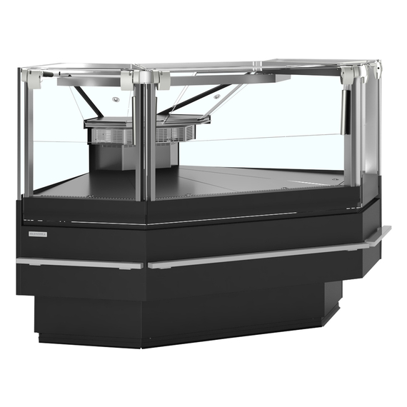 Tefcold Bedientheke SOCA90EXTB, Schwarz RAL9005