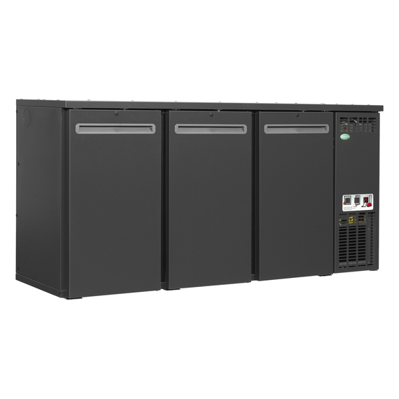 Serrco by Tefcold High-End-Backbar-Kühlschränke SCL-222MU+, Anthrazit RAL 7021, EEK C