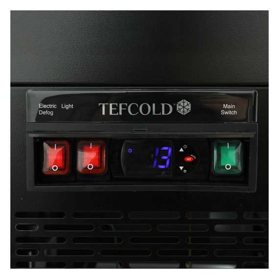 Tefcold Display-Backwarentheke PDA3-CTF150B-1, Schwarz / Glas, EEK B, Bild 2