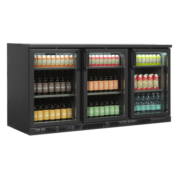 Serrco by Tefcold High-End-Backbar-Kühlschränke SGD-360GE, Anthrazit RAL 7021, EEK E, Bild 2