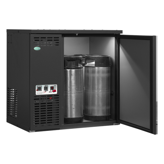 Serrco by Tefcold High-End-Fasskühler, Kühlaggregat links SFK-4EL+, Anthrazit RAL 7021, Bild 2