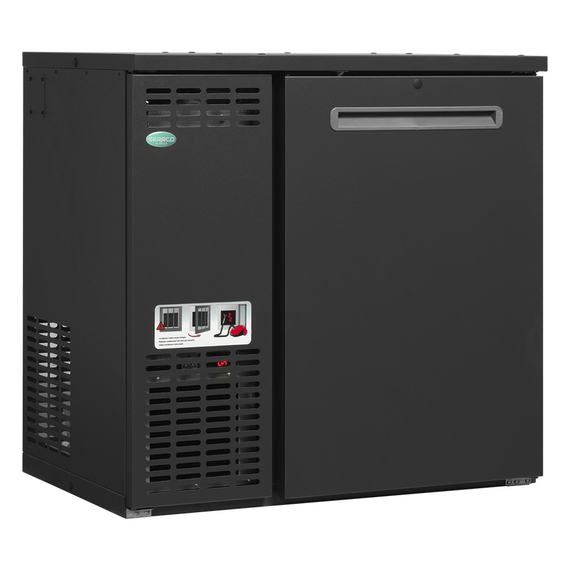 Serrco by Tefcold High-End-Fasskühler, Kühlaggregat links SFK-4EL+, Anthrazit RAL 7021