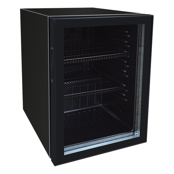 IARP Flaschenkühlschrank Counter-68Black, Schwarz, EEK C