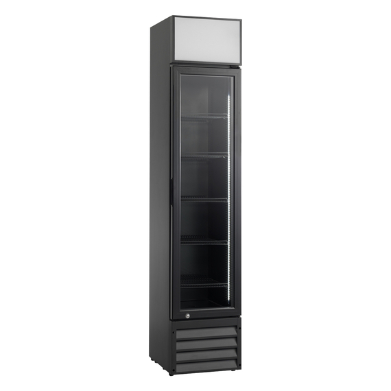 Tefcold Flaschenkühlschrank SD217EBlack, Schwarz, EEK D