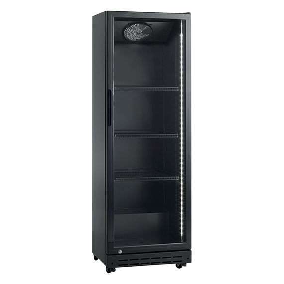 Tefcold Flaschenkühlschrank SD181BE, Schwarz, EEK D