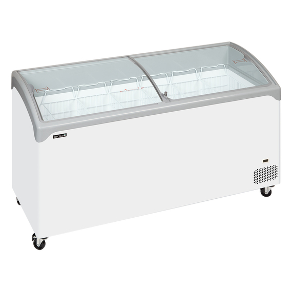 Tefcold Eiscreme-Gefriertruhen NIC502SCEB, Weiß, EEK D