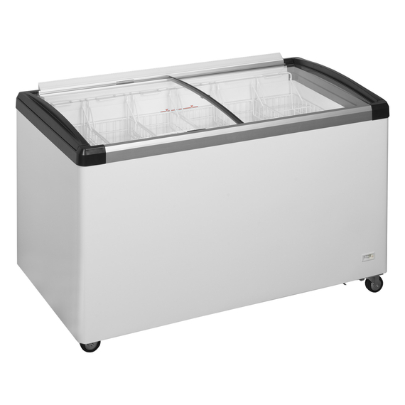 Tefcold Eiscreme-Gefriertruhen IDB400-W1, Weiß RAL 9016, EEK D