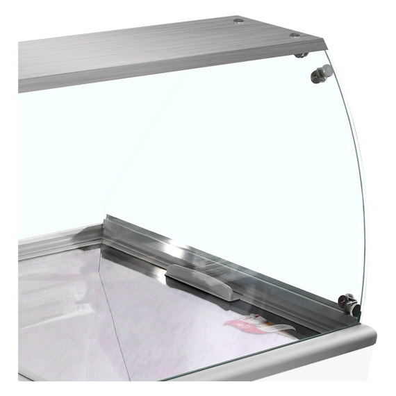 Tefcold Speiseeisvitrine IDA200-W1+, Weiß, RAL 9010, EEK C, Bild 3