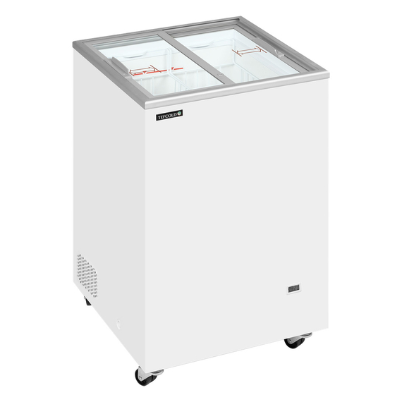 Tefcold Eiscreme-Gefriertruhen IC102SC, Weiß, EEK D